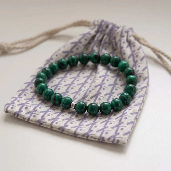 Bracelet en Malachite "Energie"