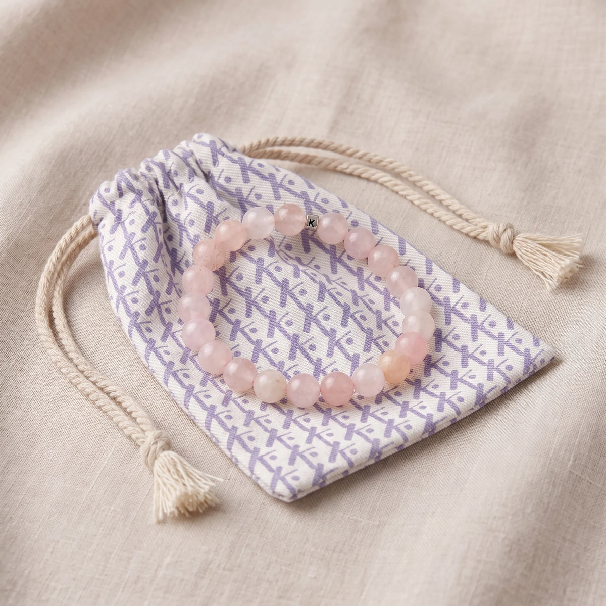 Bracelet en Quartz Rose "Energie" - image 2