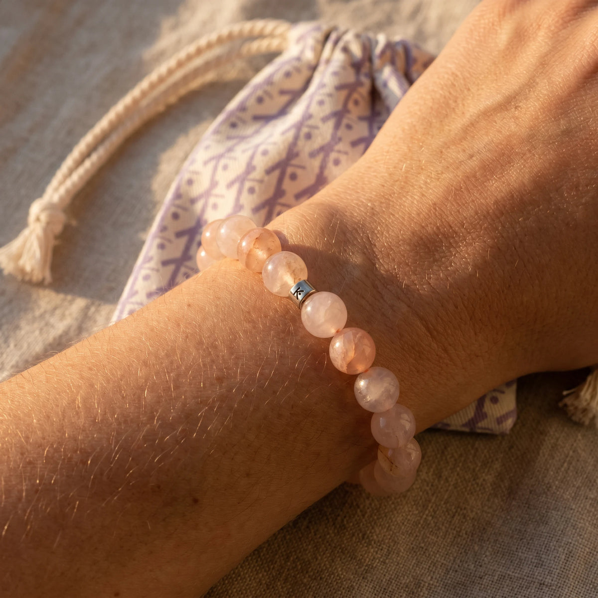 Bracelet en Quartz Rose "Energie" - image 3