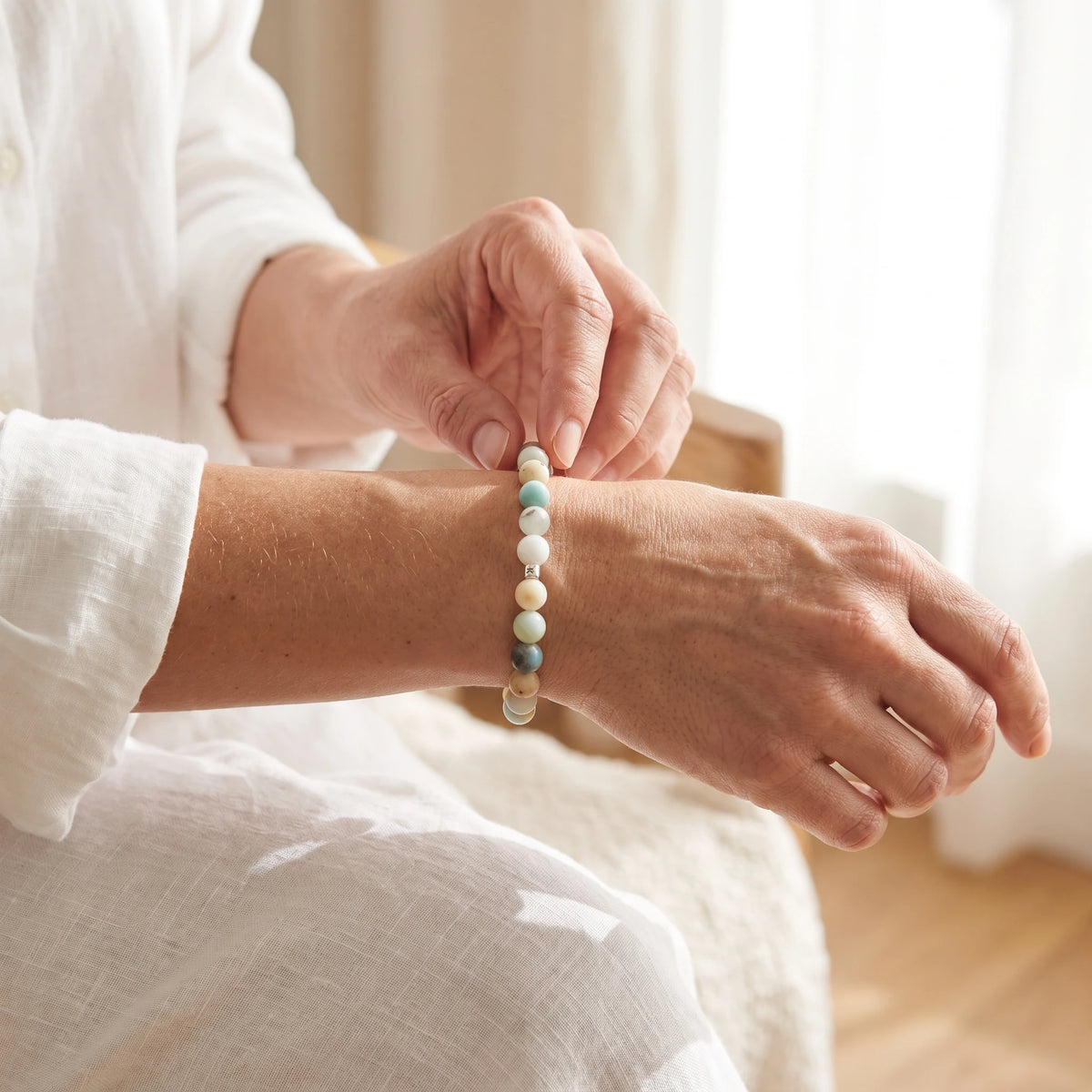 Bracelet en Amazonite Energie - image 4