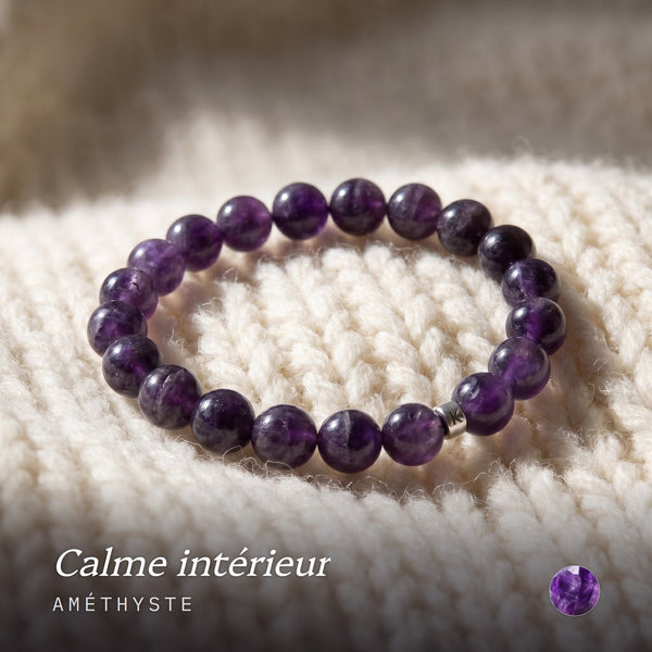 Bracelet en Améthyste "Energie"