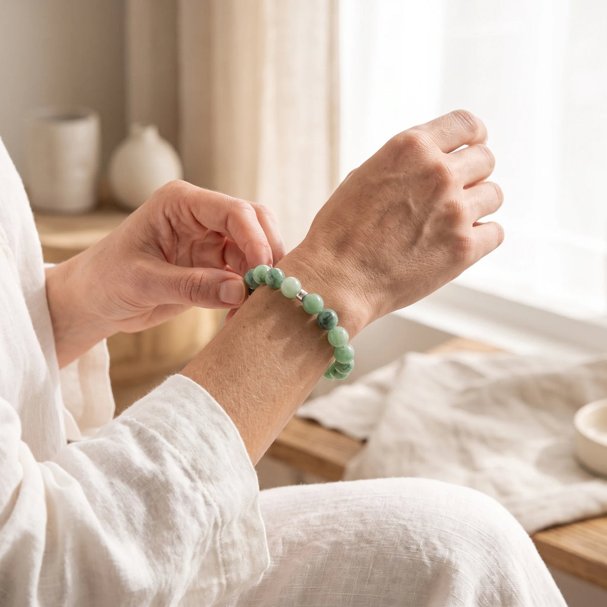 Bracelet en Aventurine Energie - image 4