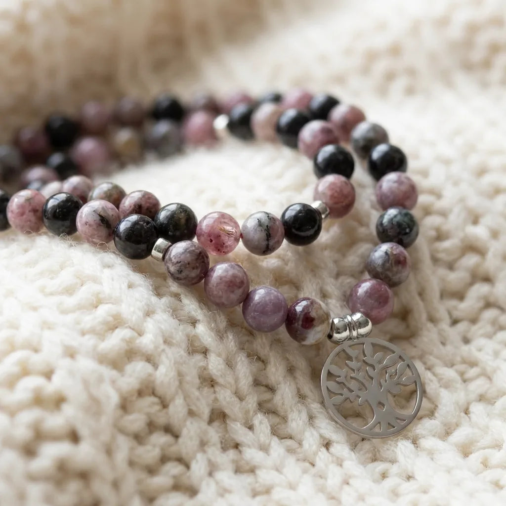 Mala Beauté de l'Âme en Tourmaline Multicolore