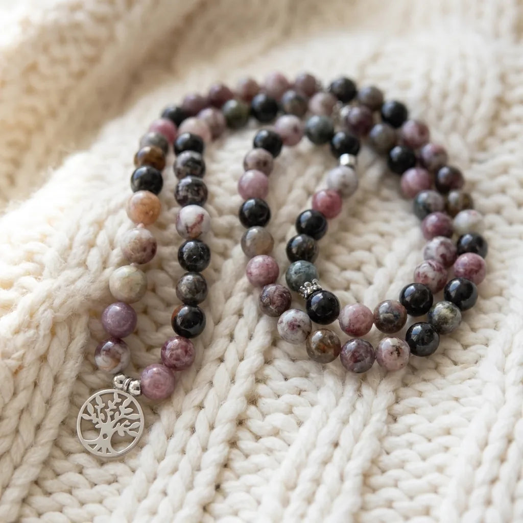Mala Beauté de l'Âme en Tourmaline Multicolore