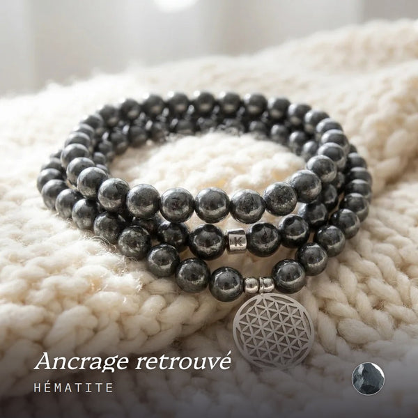 Mala "Magnétisme" en Hématite