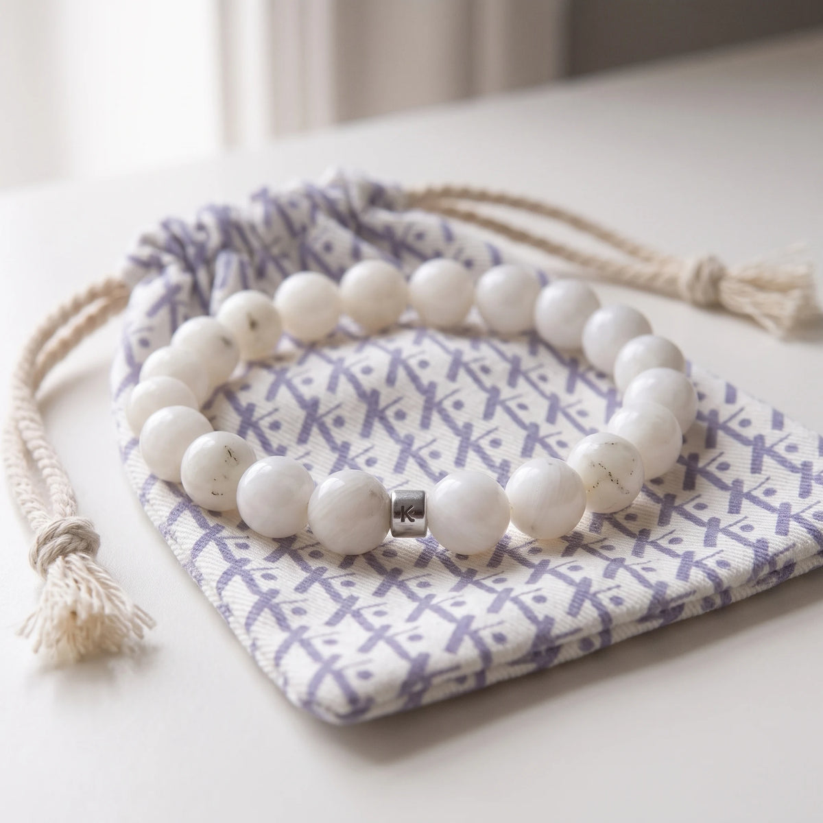 Bracelet en Pierre de Lune Energie - image 2