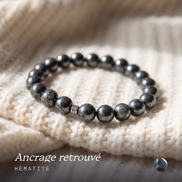 Bracelet en Hématite "Energie"