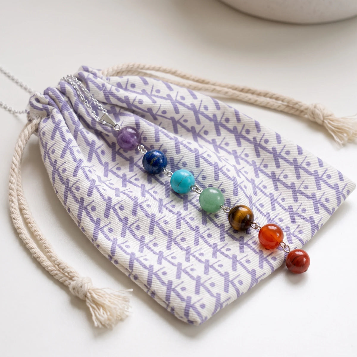 Collier "Perles des 7 Chakras" - image 2