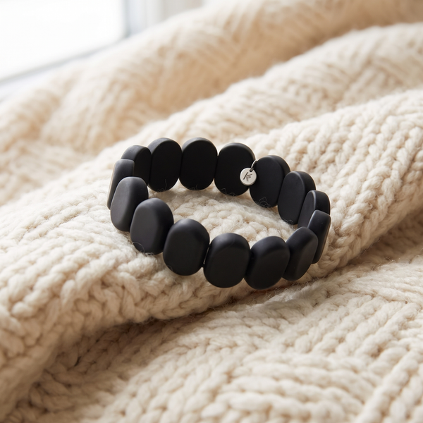 Bracelet en Pierres de Guérison "Bian Shi" ovales