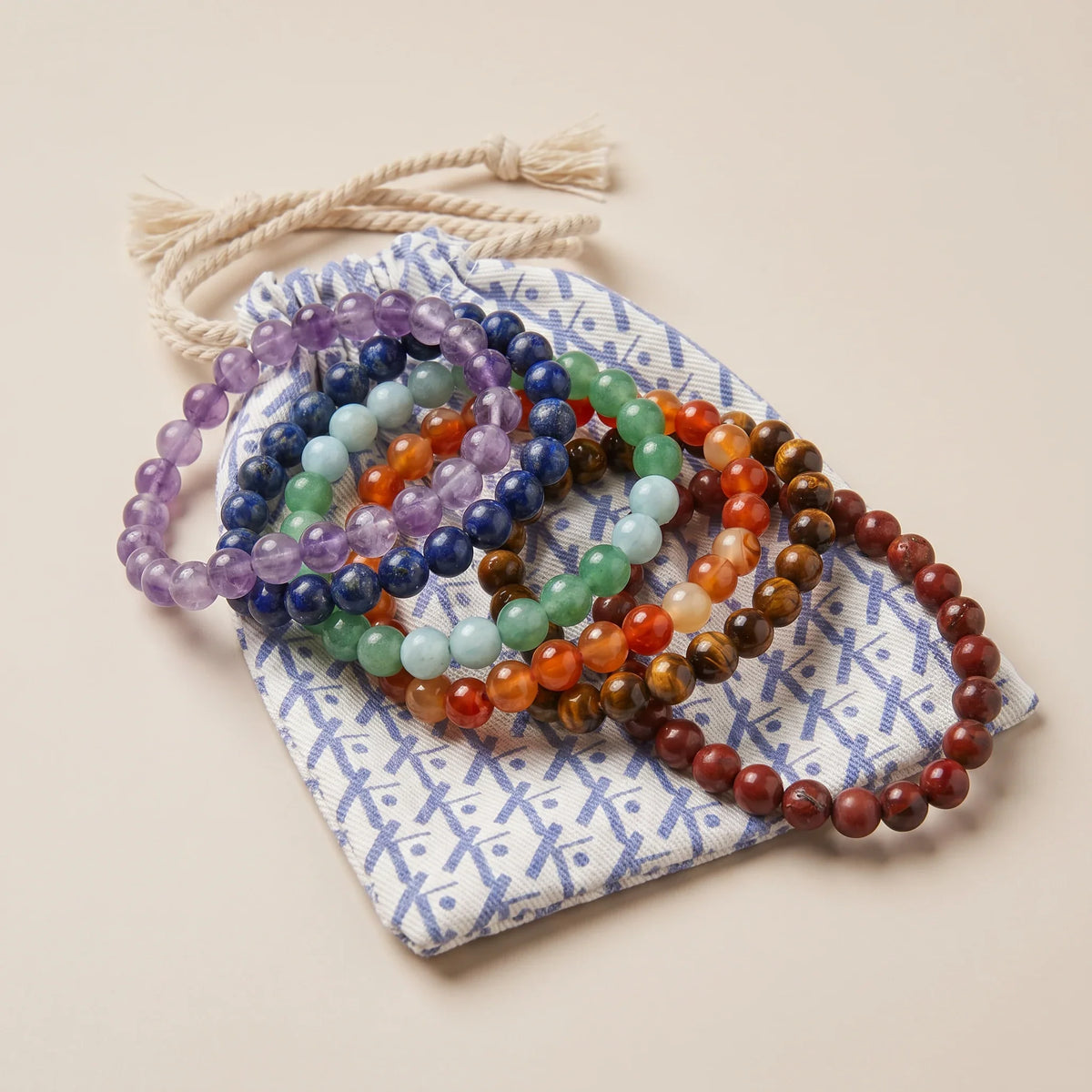 Lot de 7 Bracelets Energie 7 Chakras