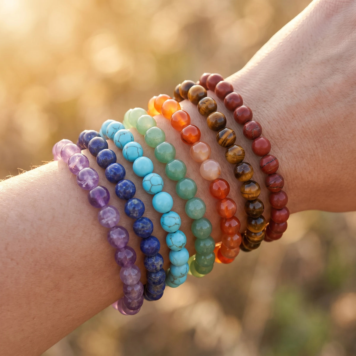 Lot de 7 Bracelets Energie des 7 Chakras - image 3