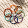 Lot de 7 Mini Bracelets "Energie des 7 Chakras"