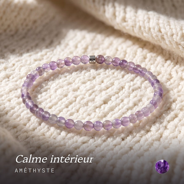 Mini Bracelet en Améthyste "Energie"