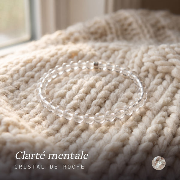 Mini Bracelet en Cristal de Roche "Energie"