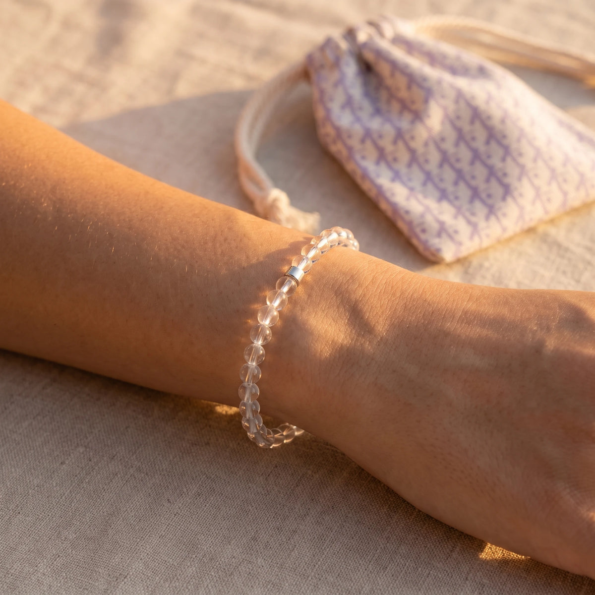 Mini Bracelet en Cristal de Roche "Energie" - image 3