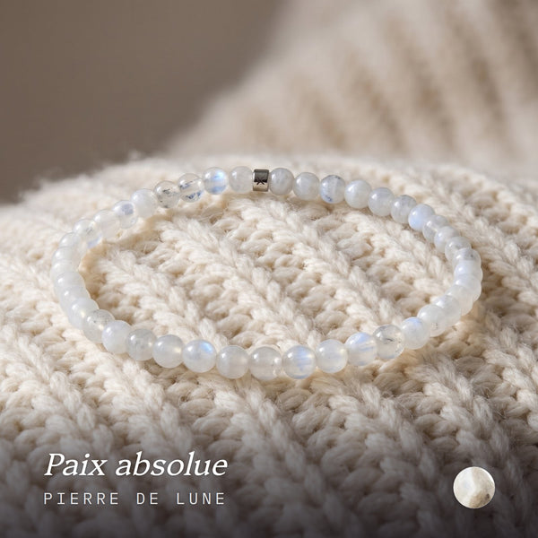 Mini Bracelet en Pierre de Lune "Energie"