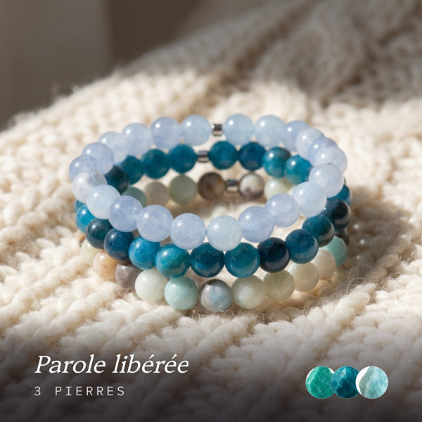 Set de 3 Bracelets Énergie "Communication"