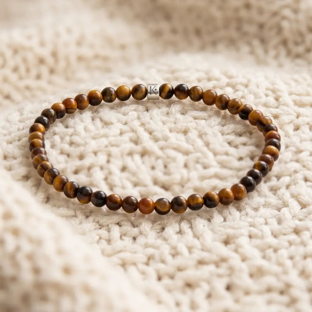 Mini Bracelet en Oeil de Tigre Énergie