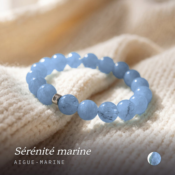 Bracelet en Aigue-Marine "Energie"