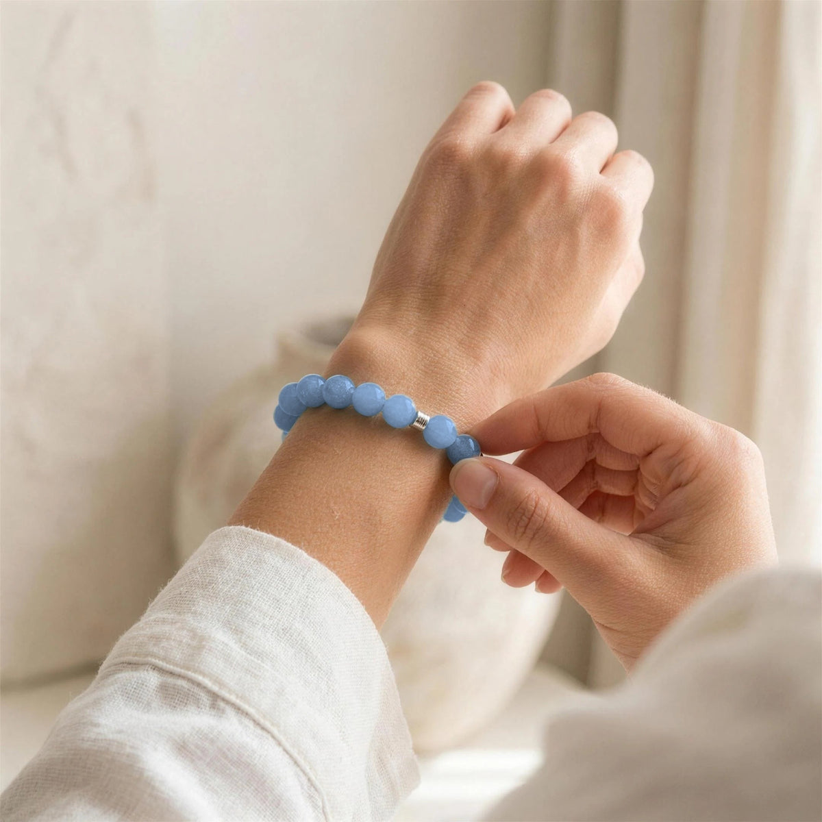 Bracelet en Aigue-Marine "Energie" - image 4