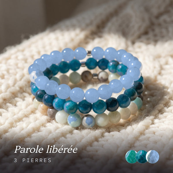 Set de 3 Bracelets Énergie "Communication"