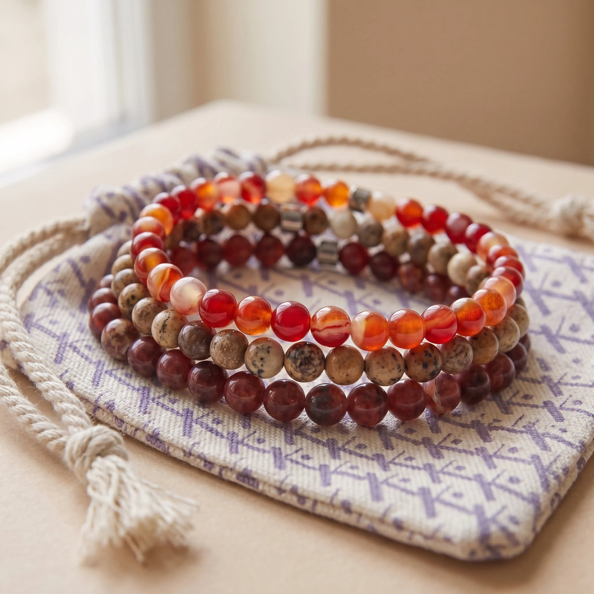Set de 3 Mini Bracelets "Equilibre" - image 2