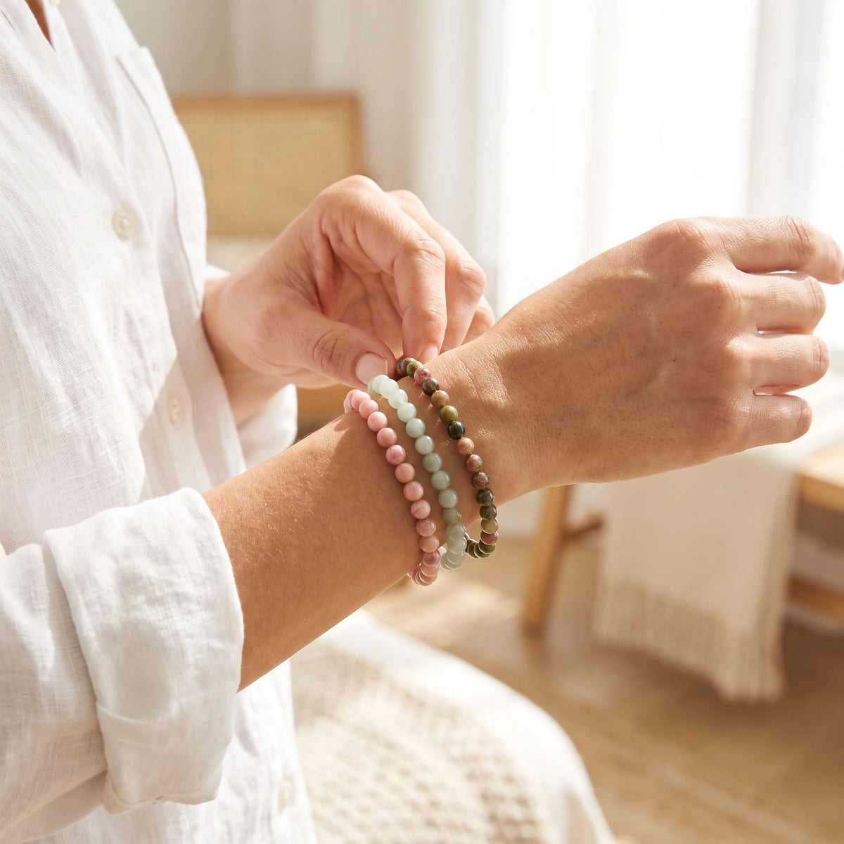 Set de 3 Mini Bracelets Guerison du Coeur - image 4