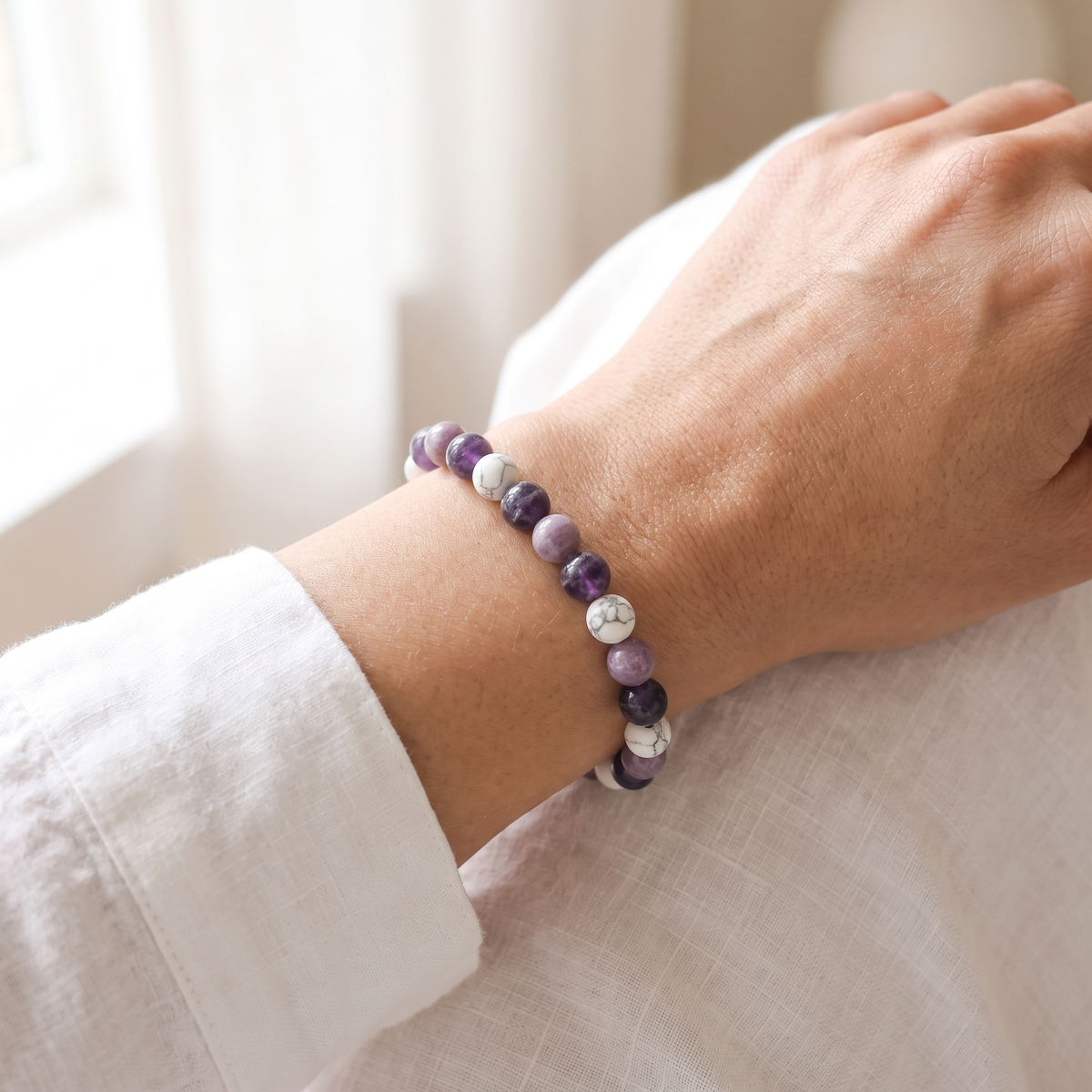 Bracelet Sommeil Apaisé - lin - image 4