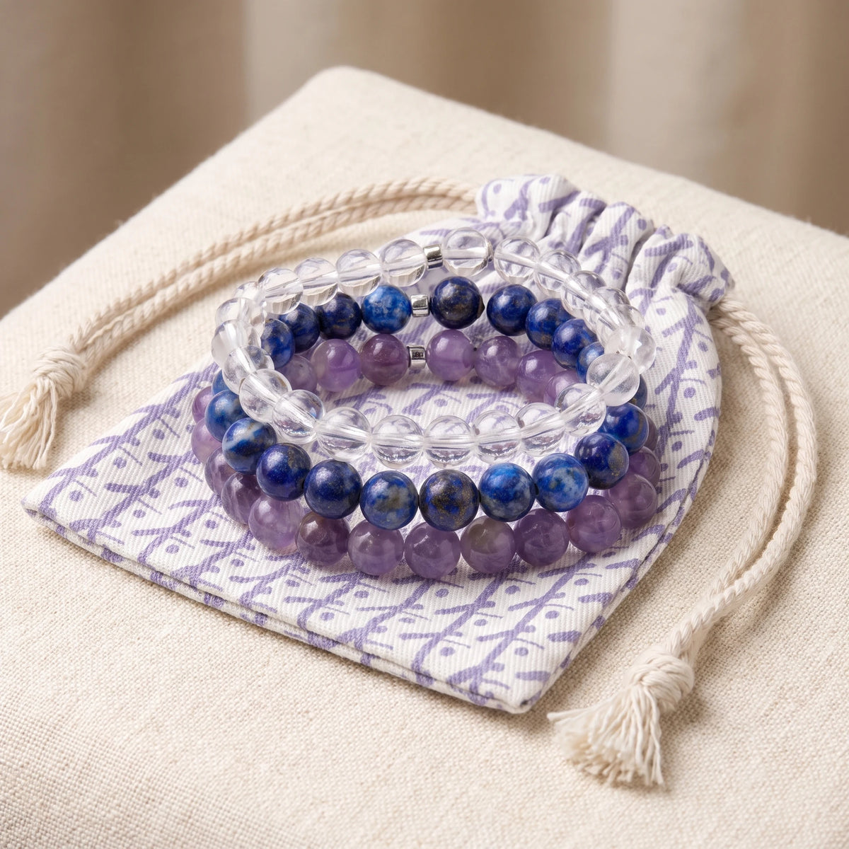 Triple Bracelets Énergie "Divination" - image 2