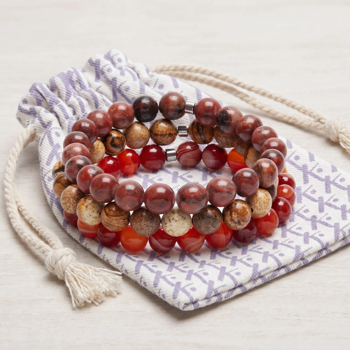 Triple Bracelets Énergie "Équilibre" - image 2