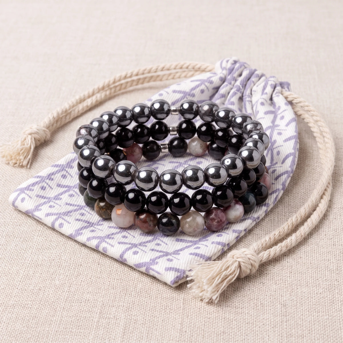 Triple Bracelets Énergie "Sécurité" - image 2