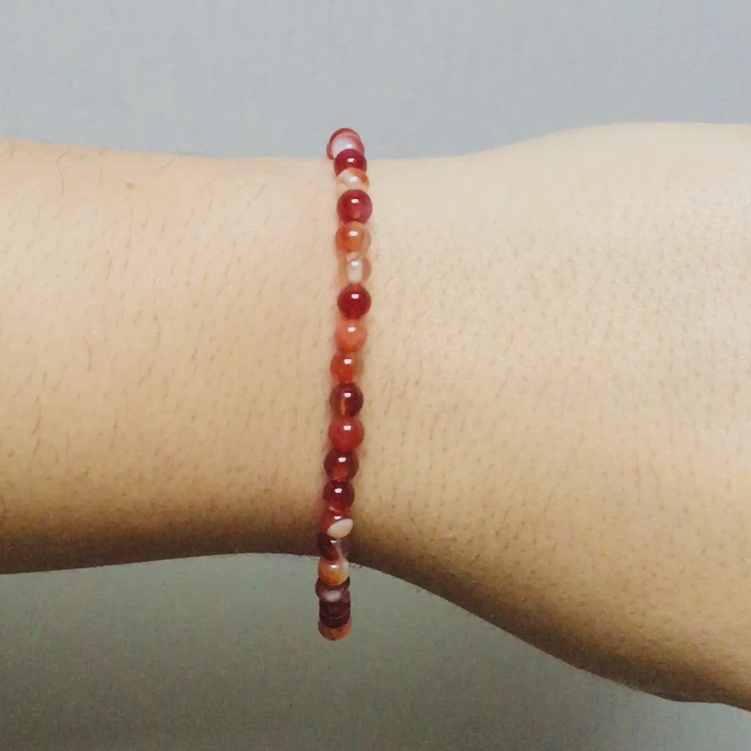 Mini Bracelet en Cornaline "Energie"
