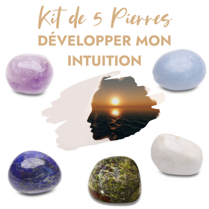 Kit de 5 pierres “Développer mon Intuition” - Karma Yoga Shop