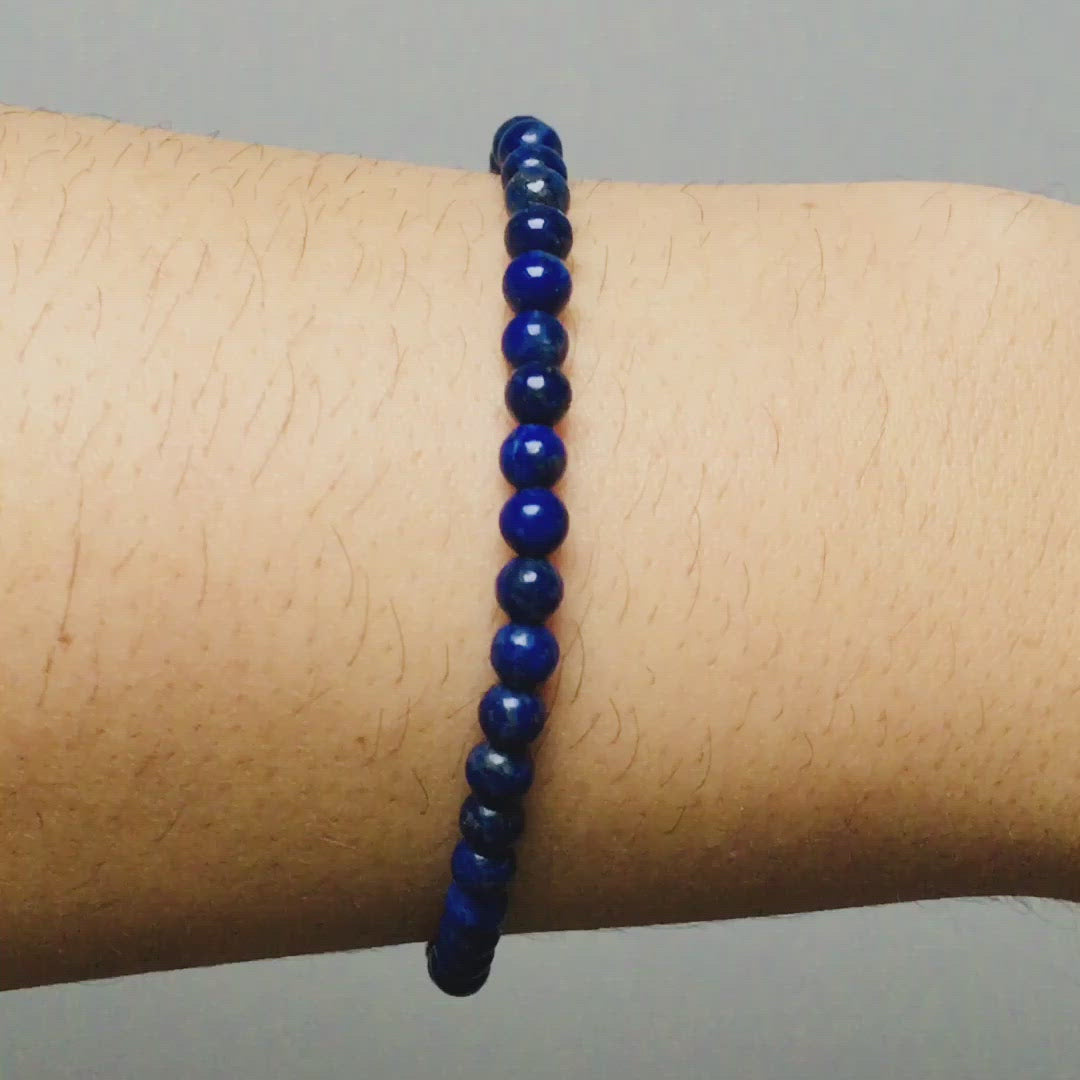 Mini Bracelet en Lapis Lazuli "Energie"