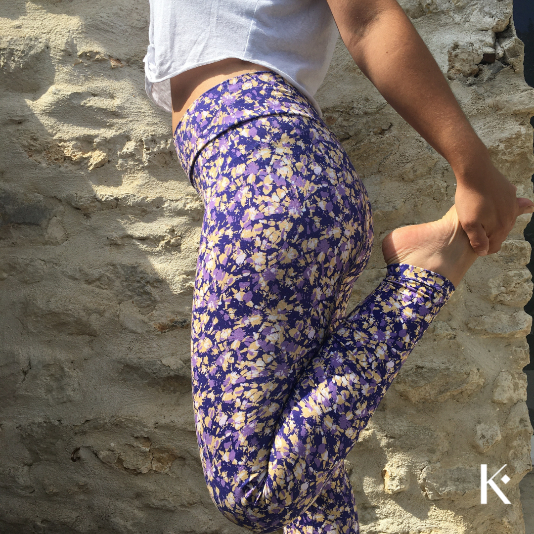 Legging yoga coton clearance bio