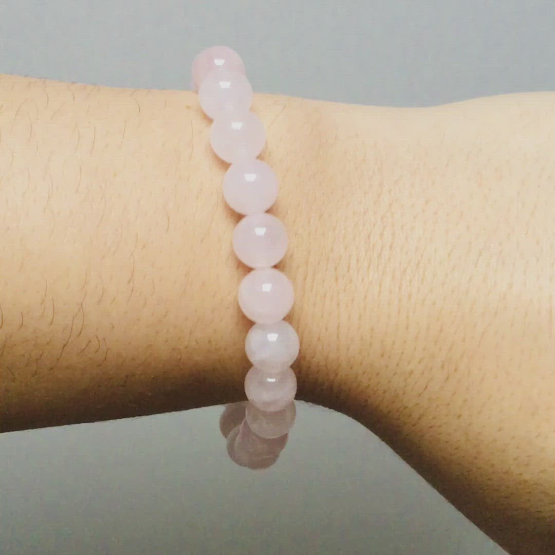 Bracelet en Quartz Rose "Energie"