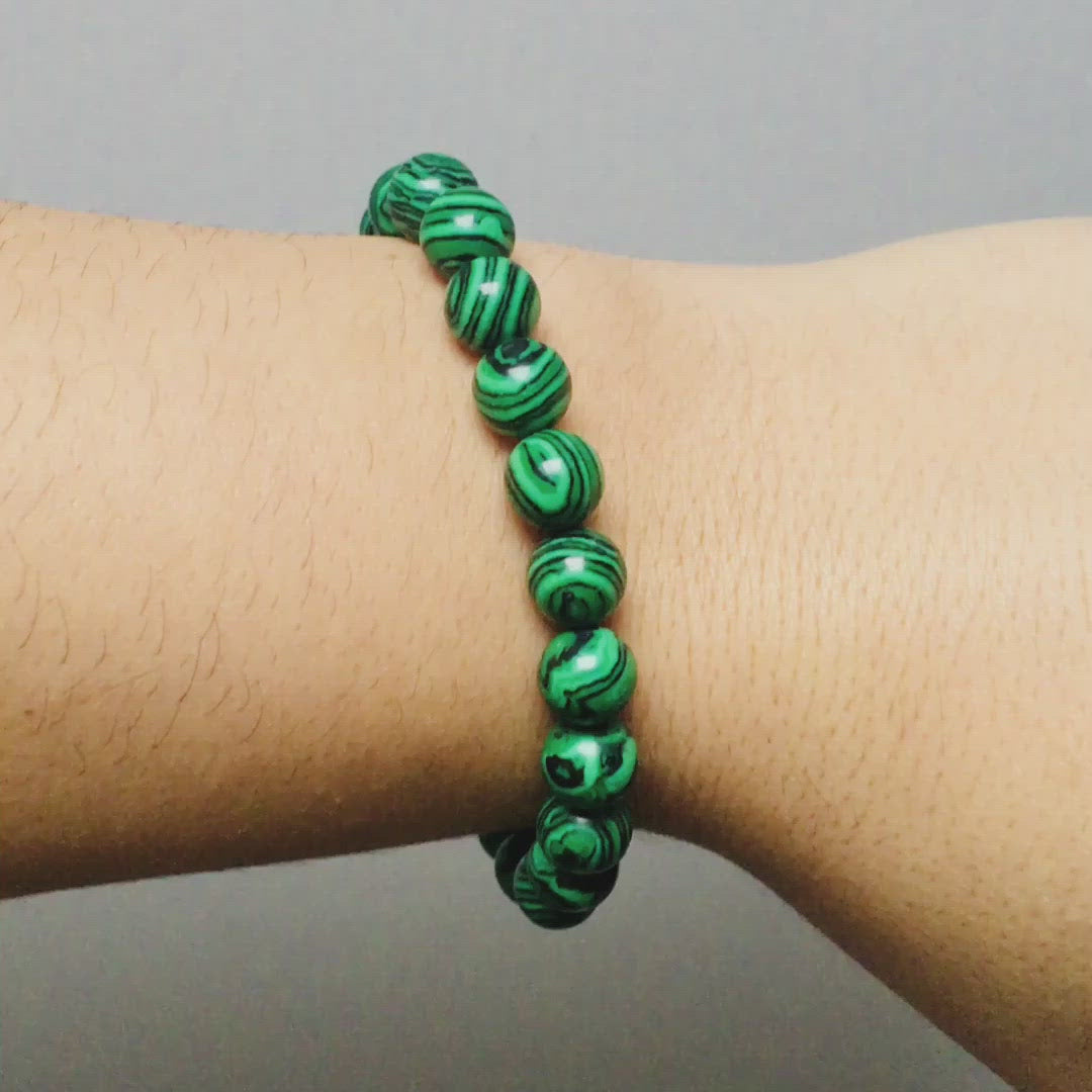 Bracelet en Malachite "Energie"