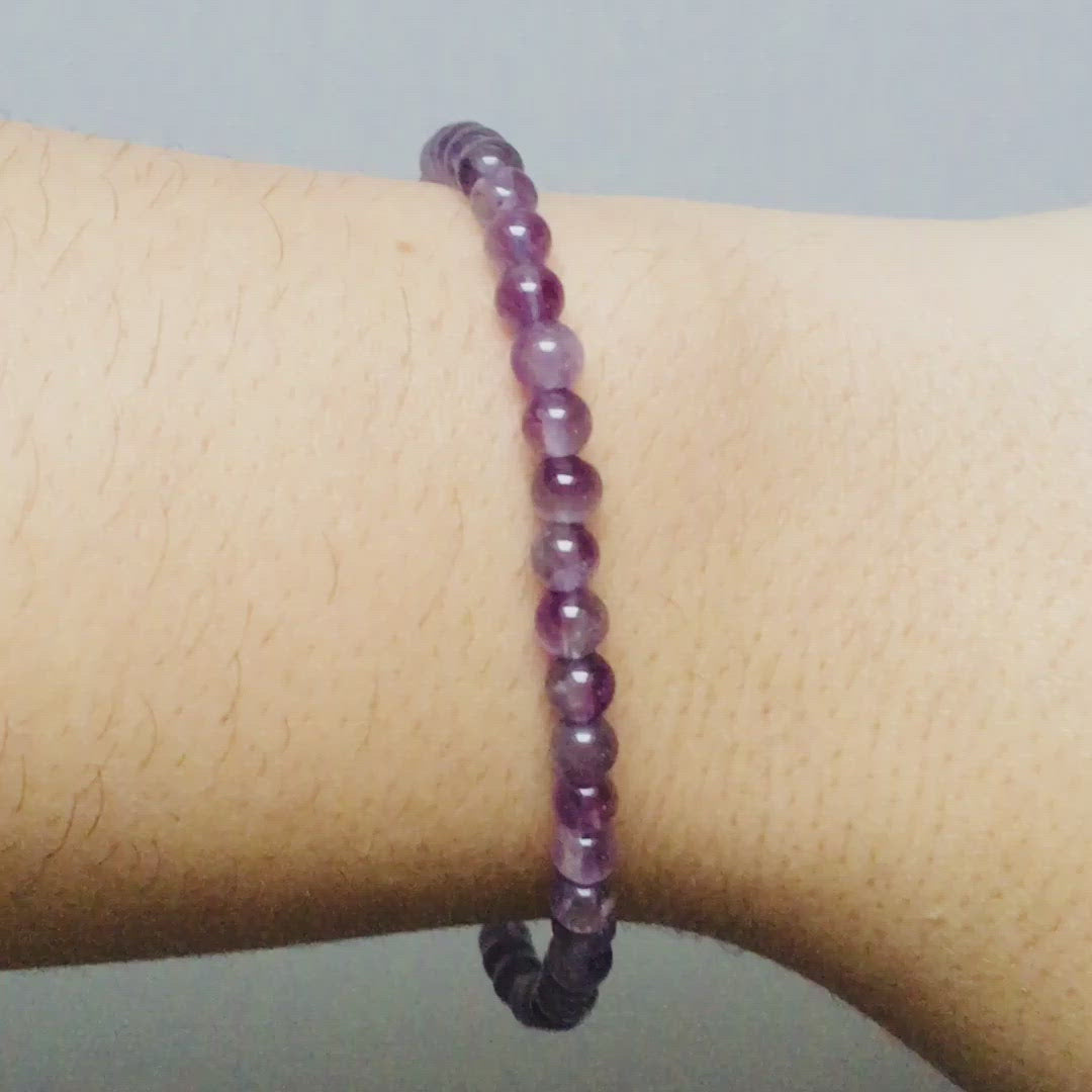 Mini Bracelet en Améthyste "Energie"