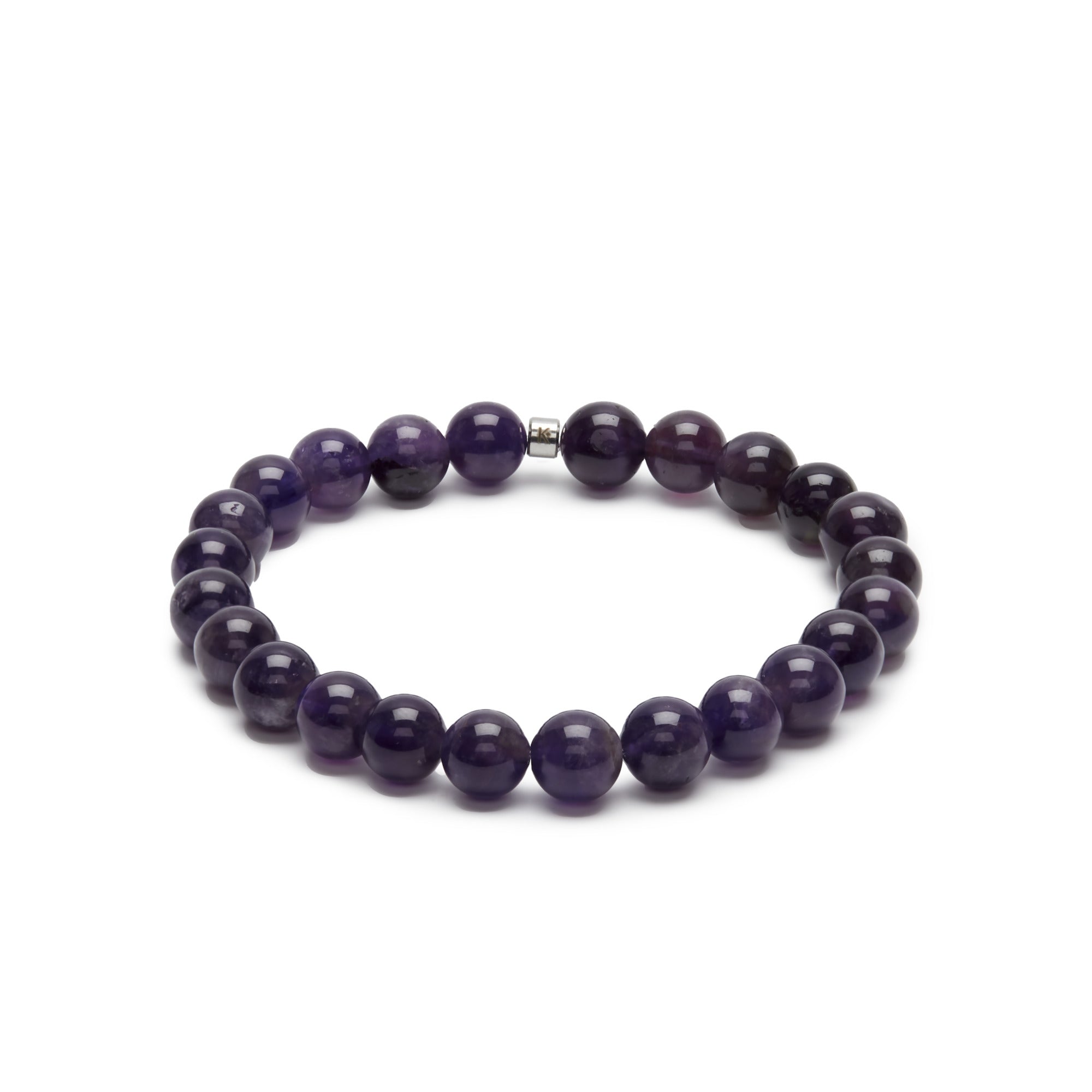 Bracelet "Énergie" en Améthyste - Karma Yoga Shop