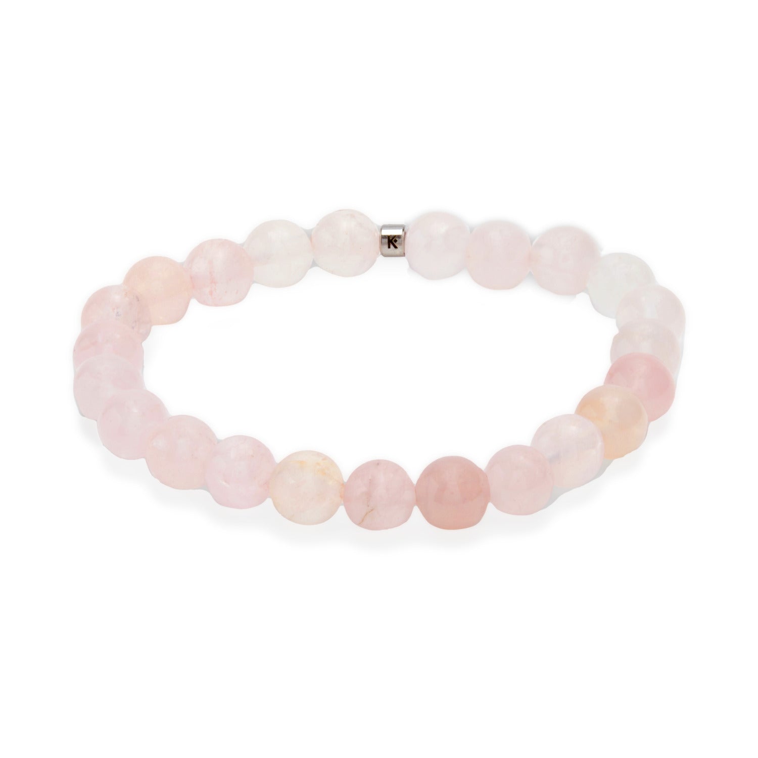 Bracelet "Énergie" en Quartz Rose - Karma Yoga Shop