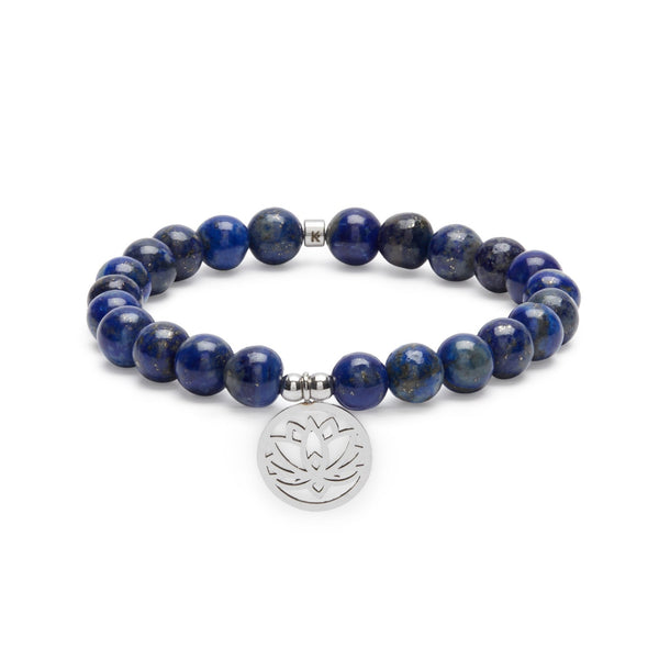 Bracelet "Expression & Confiance" en Lapis Lazuli