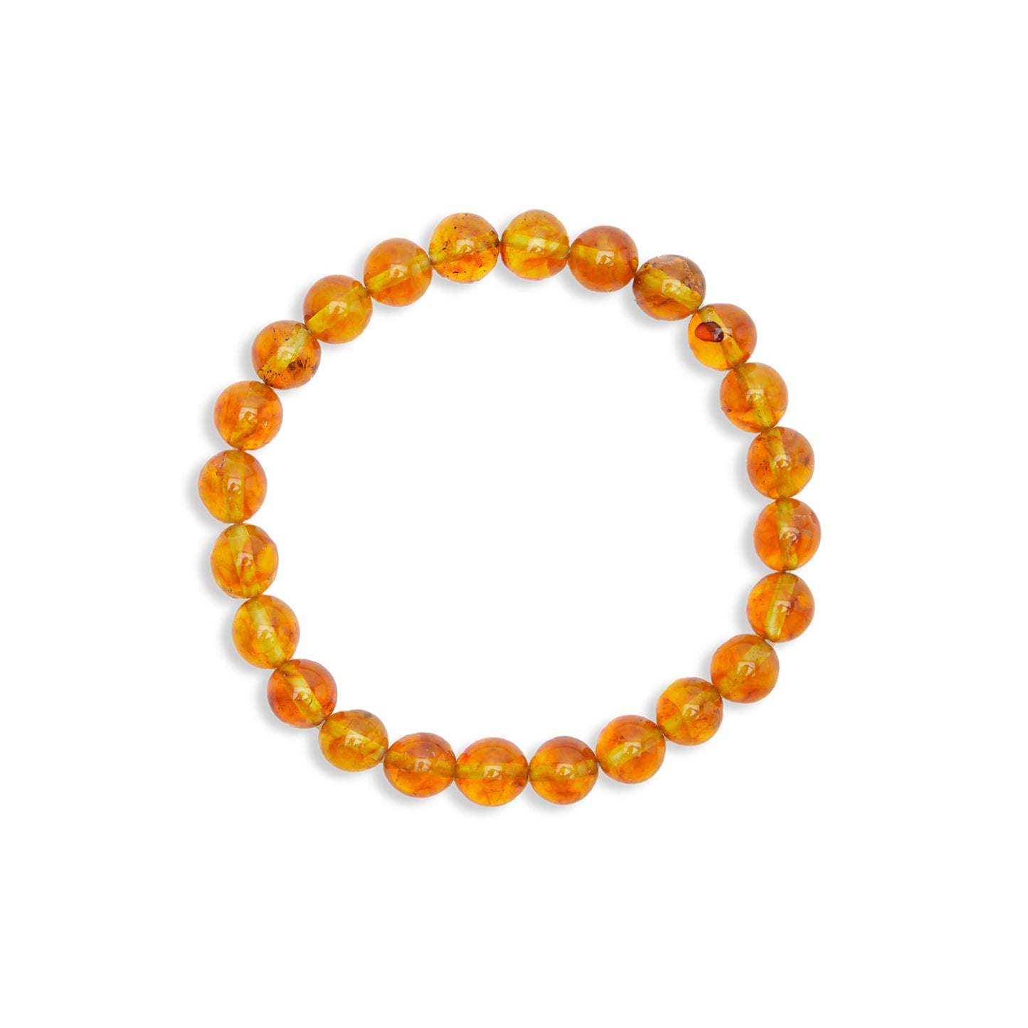 Bracelet écologique “Rayons Solaires” en Ambre jaune - Karma Yoga Shop