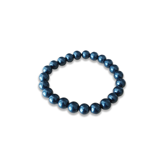 Bracelet "Bien-Etre et Stabilité" en perles de Shungite - Karma Yoga Shop