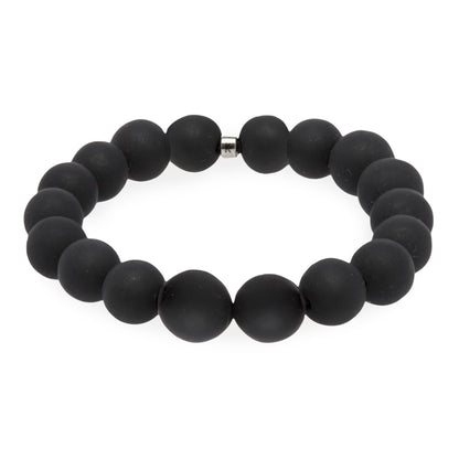 Bracelet en Pierres de Guérison "Bian Shi" rondes - Karma Yoga Shop
