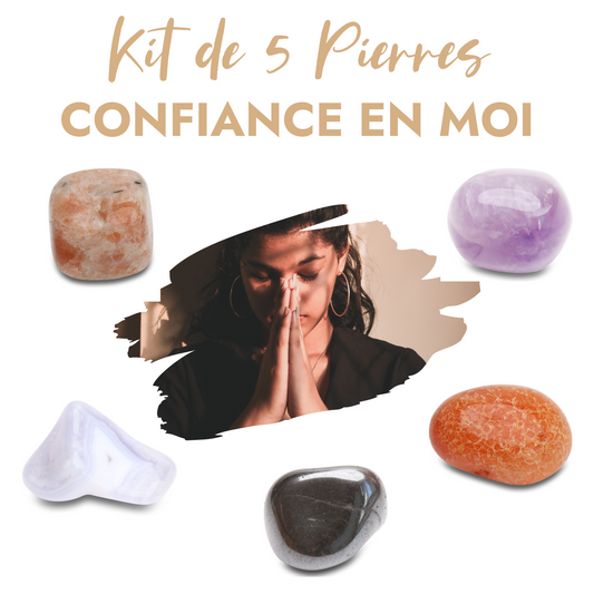 Kit de 5 pierres “Confiance en Moi” - Karma Yoga Shop