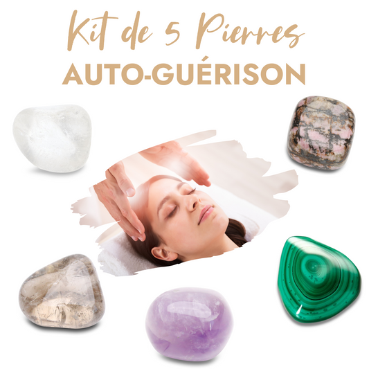 Kit de 5 pierres “Auto-guérison” - Karma Yoga Shop