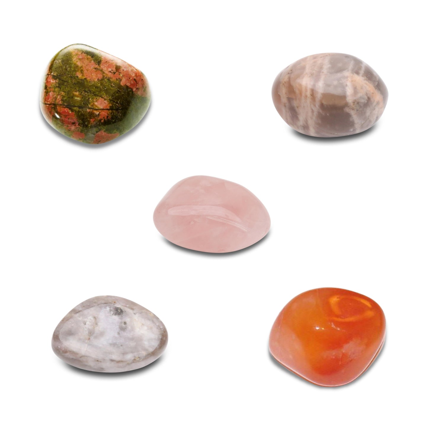 Kit de 5 pierres “Fertilité” - Karma Yoga Shop