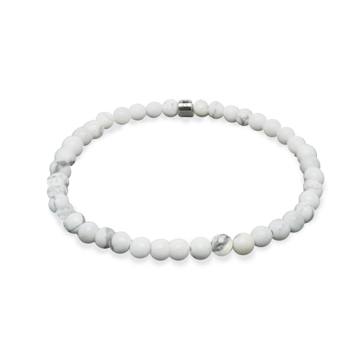 Mini Bracelet "Energie" en Howlite Blanche - Karma Yoga Shop