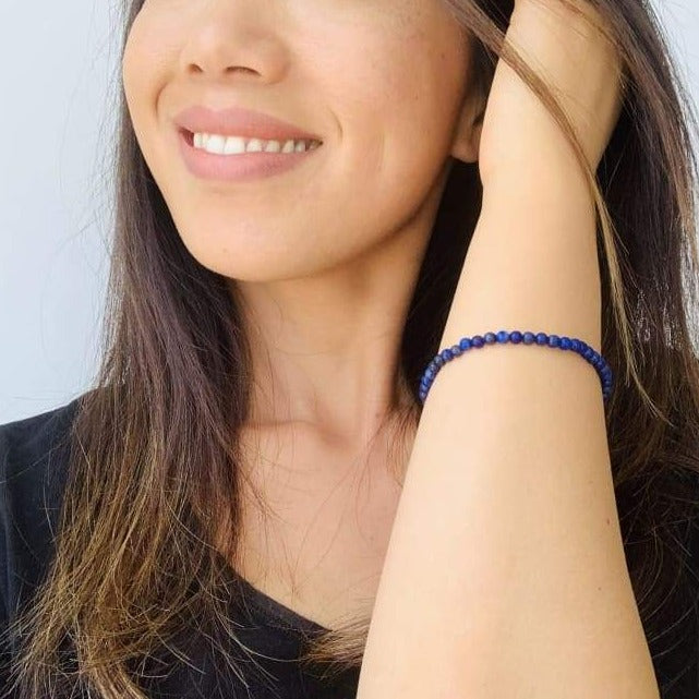 Mini Bracelet "Energie" en Lapis Lazuli - Karma Yoga Shop