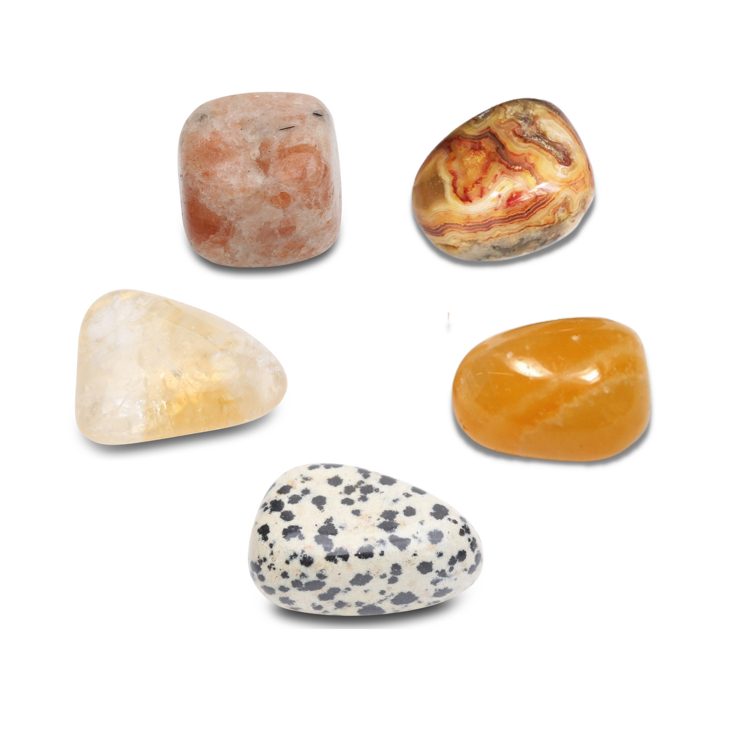 Kit de 5 pierres “Retrouver ma Joie Intérieure” - Karma Yoga Shop